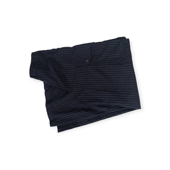 Anthropologie TwentySixHundred Navy Striped Wide Leg Dress Pants SZ 6 High Waist - Picture 14 of 14